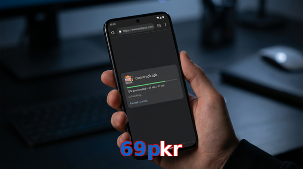 Main screen of 69Pkr apk page for PK players