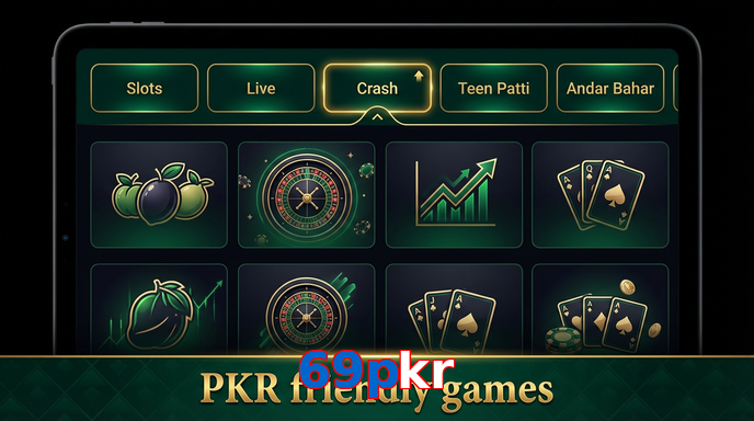 Game list for 69Pkr games section